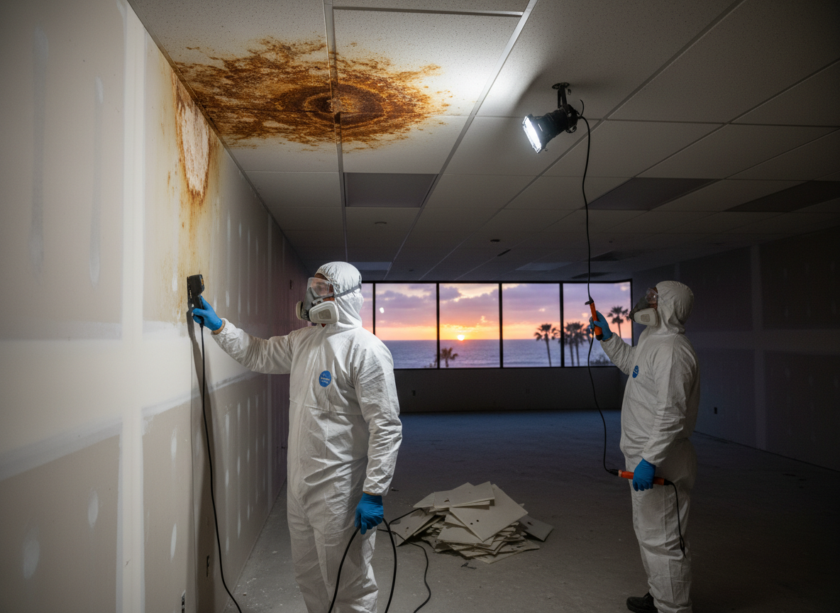Commercial mold inspection in Sunset Beach