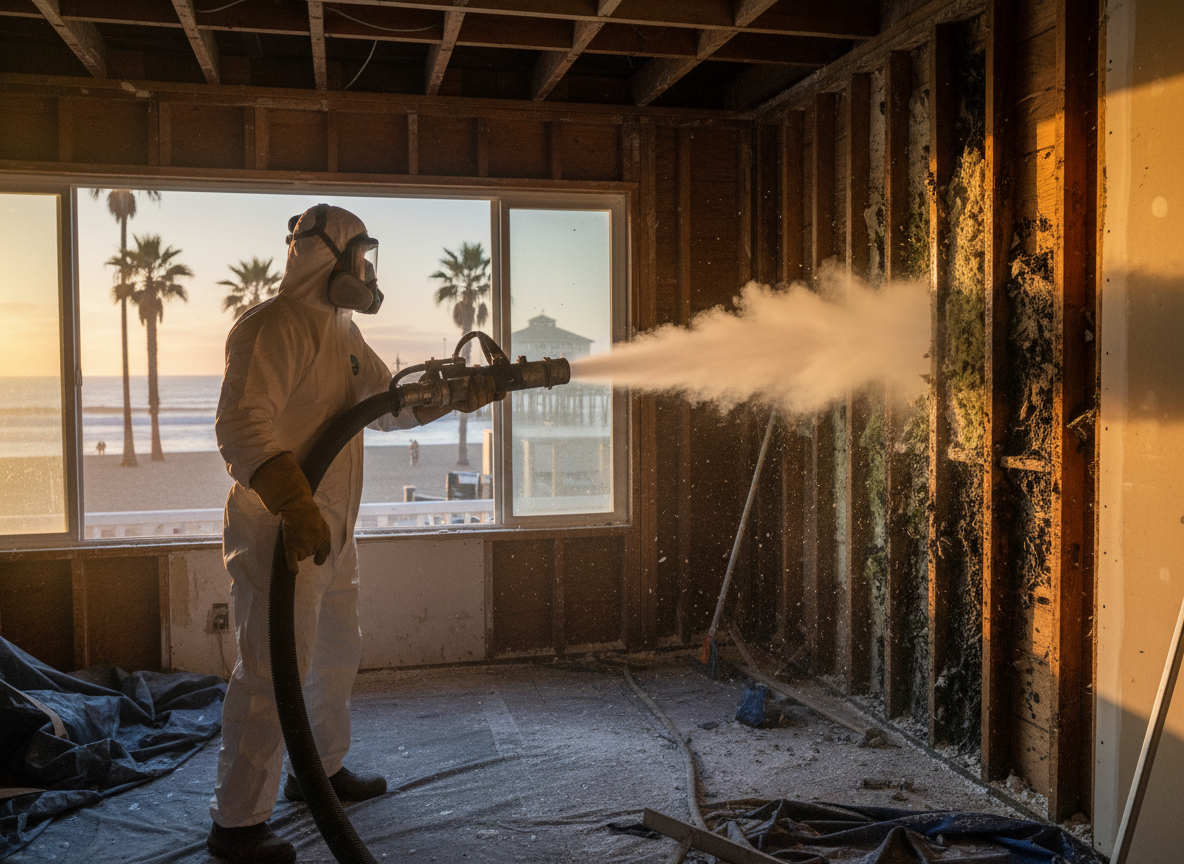 dry ice blasting mold in Sunset Beach