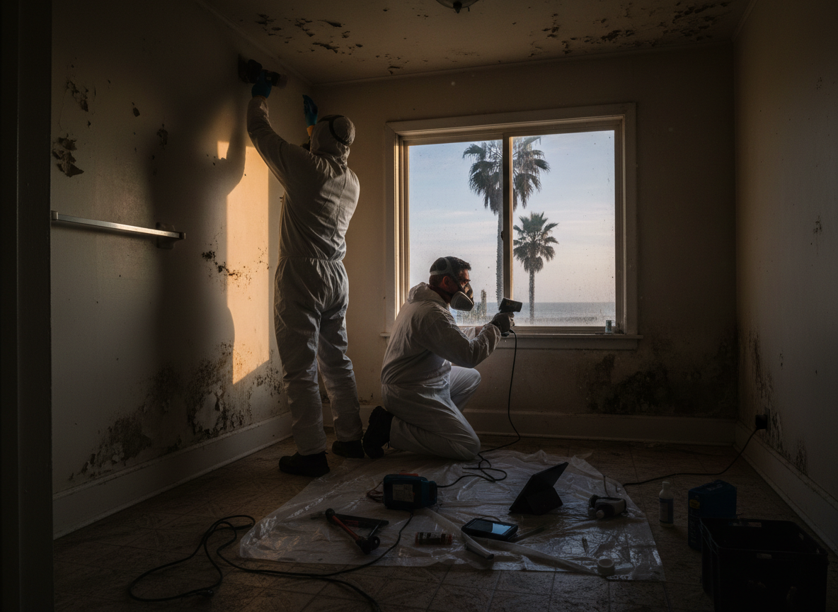 Home mold inspection in Sunset Beach