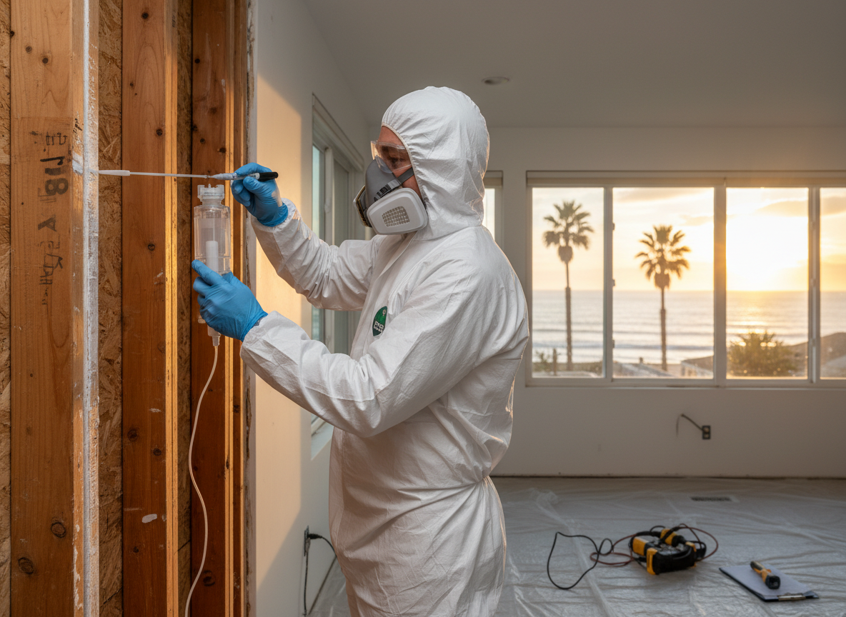 post remediation mold testing in Sunset Beach